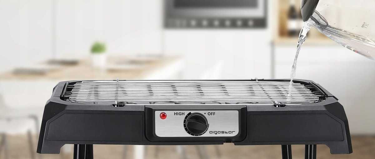 Grill elektryczny Aigostar Electric grill BBQ with stand 2000W VDE