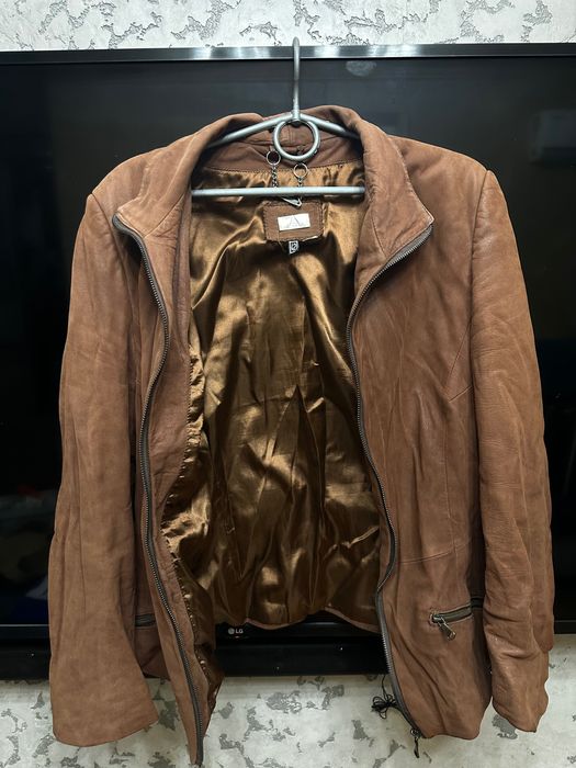 Куртка шкіряна (під замш)