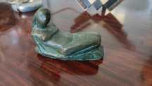 Gustavo Bastos escultura em bronze original