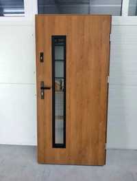 Drzwi zewnętrzne/wejściowe metalowe ocieplone gr. 68mm winchester nowe