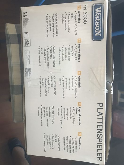 Gira discos Watson pH 500 - novo
