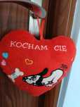 Poduszka serce kocham cię