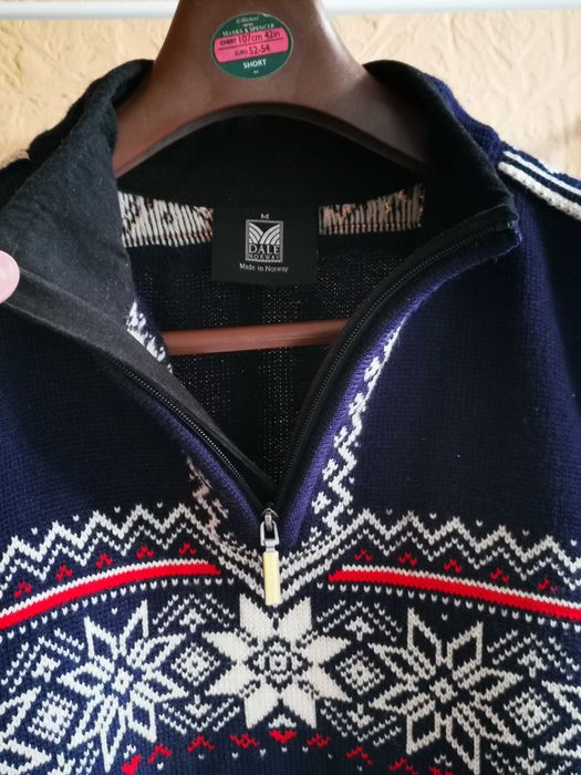 Вовняний светр Dale of Norway vail Merino Wool 1/4 sweater оригінал