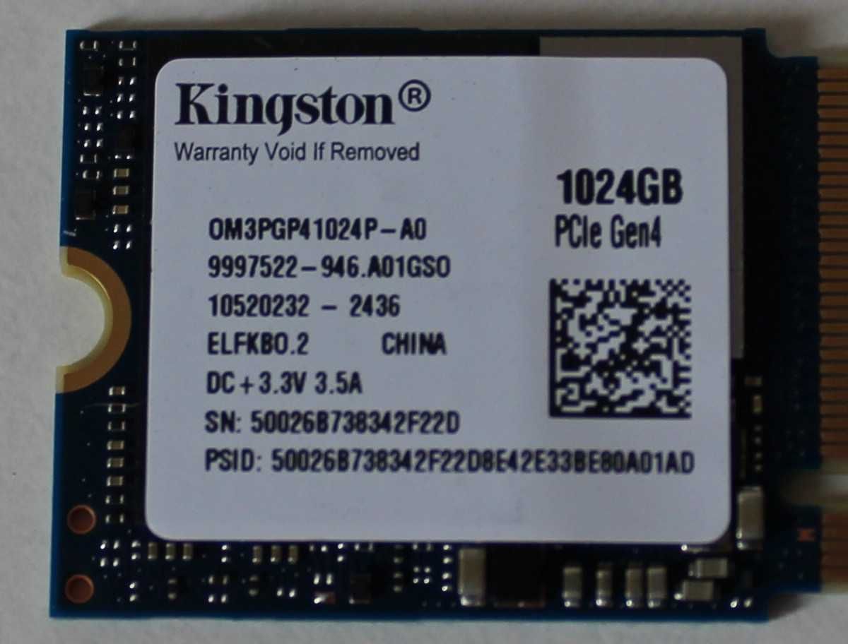 SSD M2 2230 1Tb Kingston