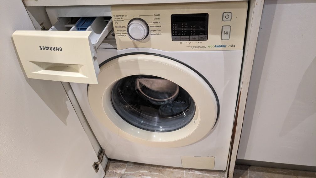 Máquina lavar Roupa Samsung Ecobubble 7 kg 100% funcional