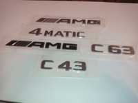 Шильдик AMG Mercedes 4Matic C43 C63 Эмблема багажник