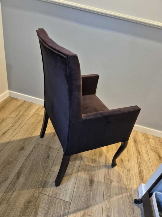 Krzesło glamour czarne