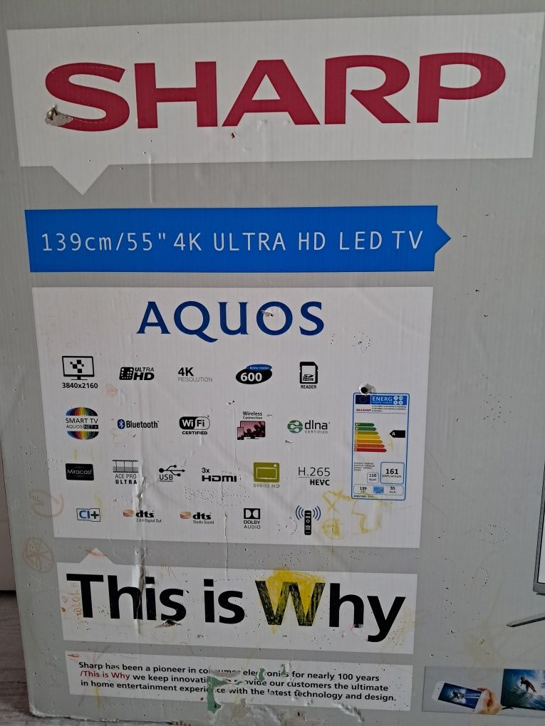 Telewizor 55cali  Smart TV led 4K UHD SHARP