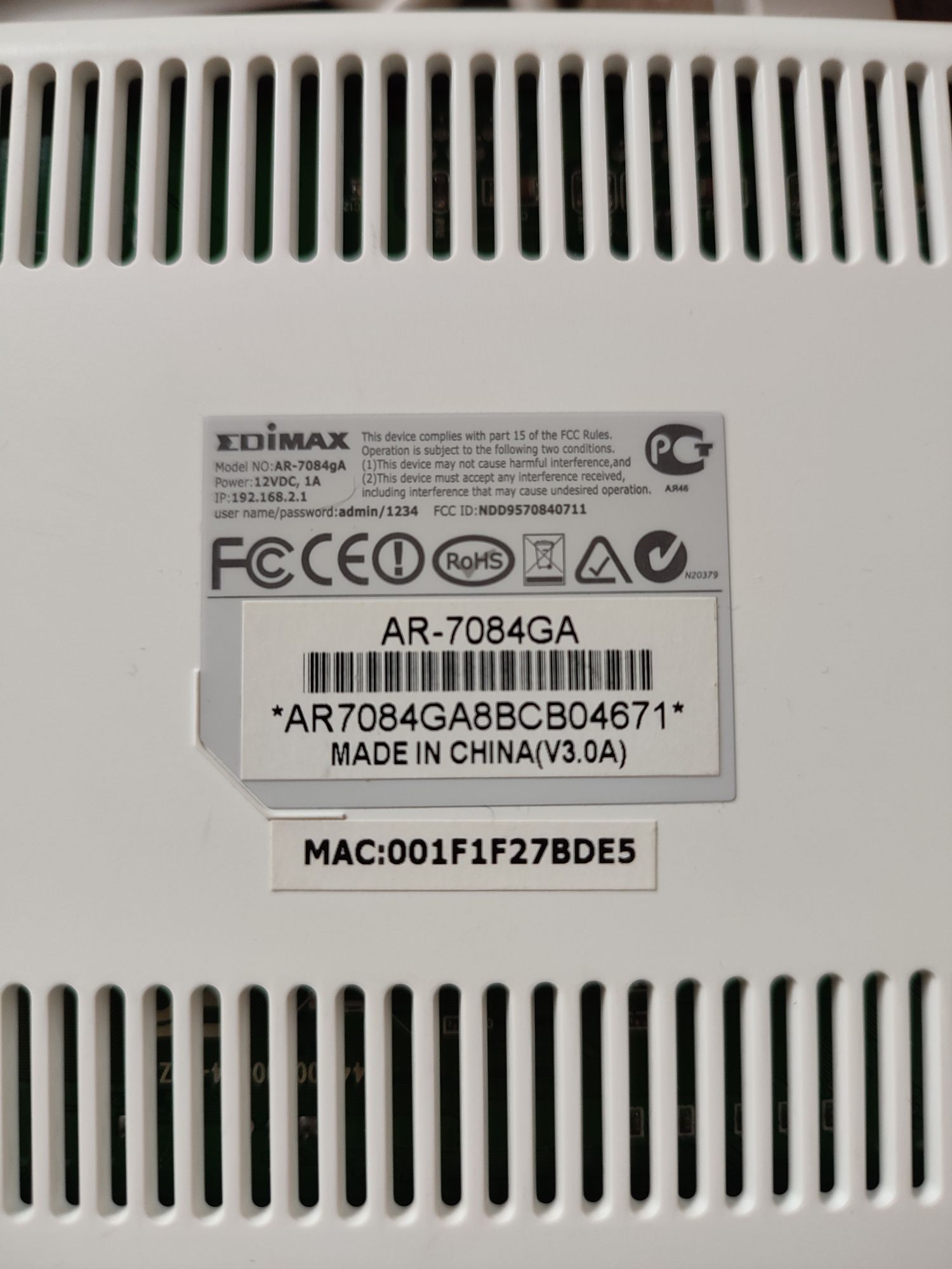 Router edimax AR-7084gA