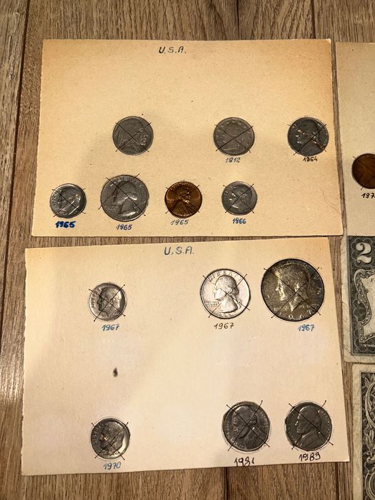 Zestaw monet USA