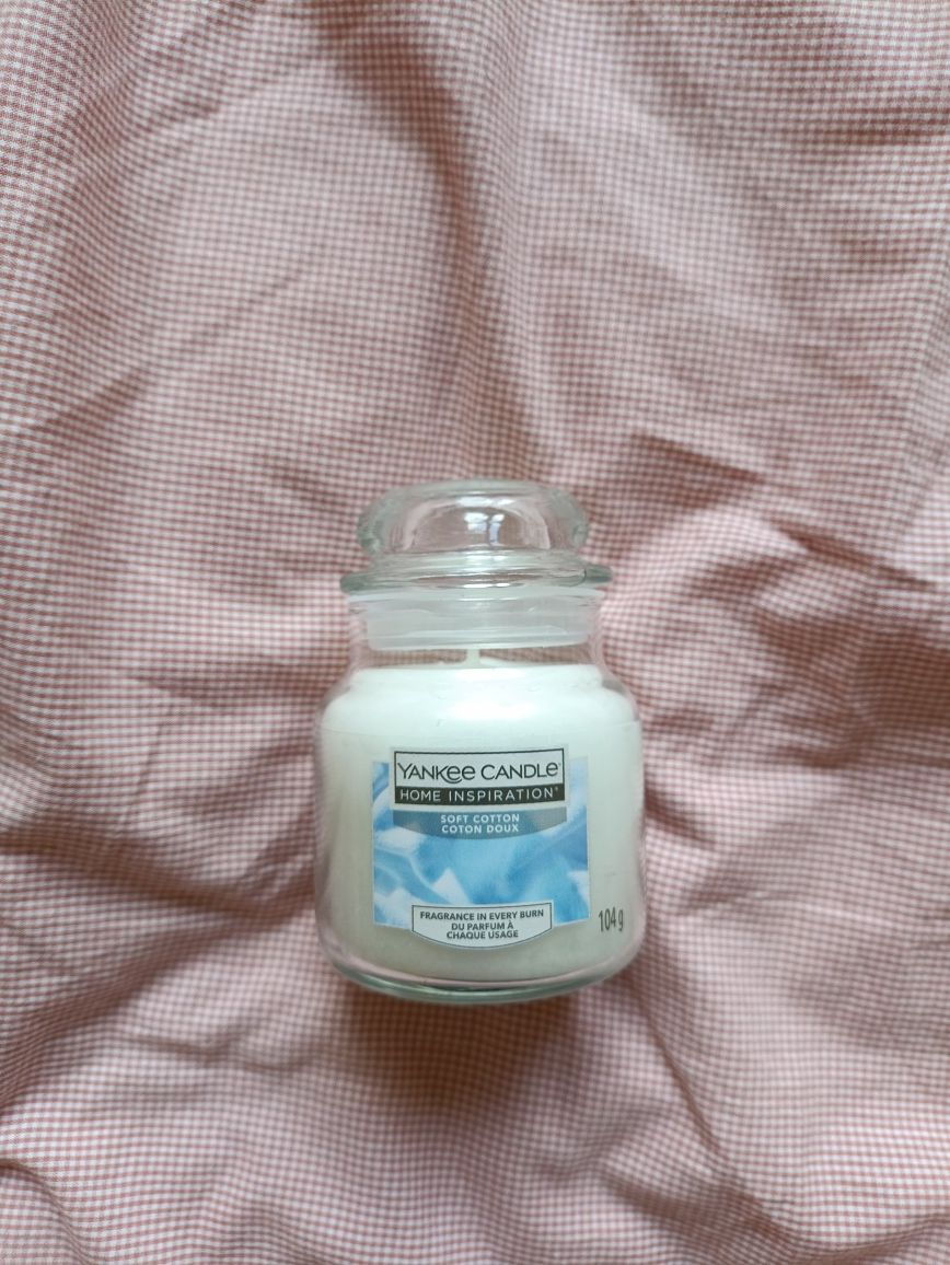 Yankee candle soft cotton świeczka mała