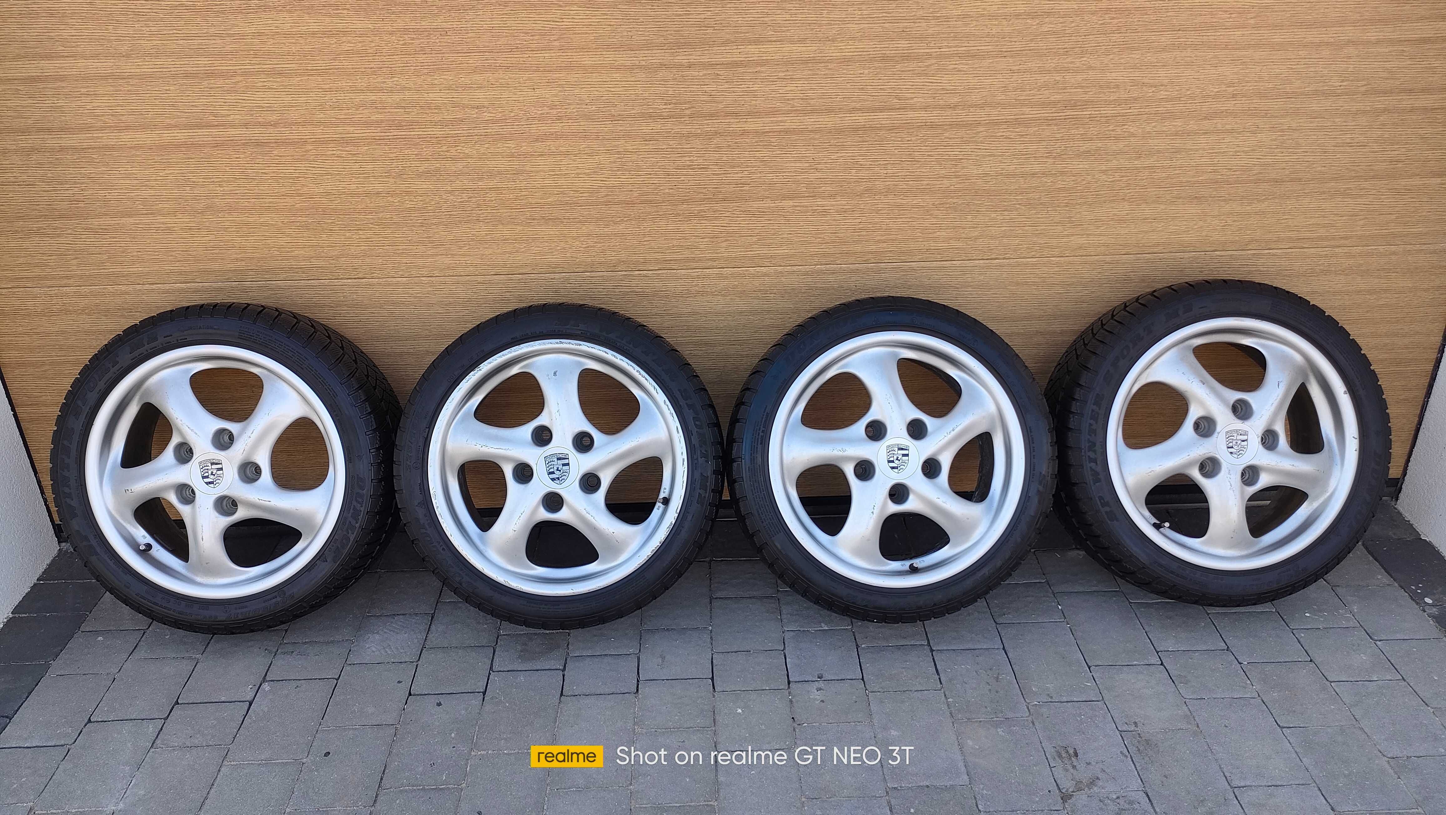 Felgi Porsche 5x130 i 5x100 i 5x112 wraz z oponami 205/50r17 225/45r17