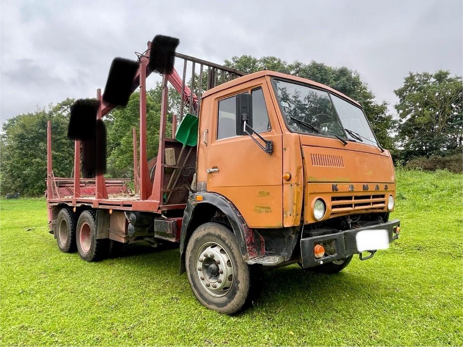 Kamaz 53212 i czesci dźwig Hiab Jet 80, fotele Jeep