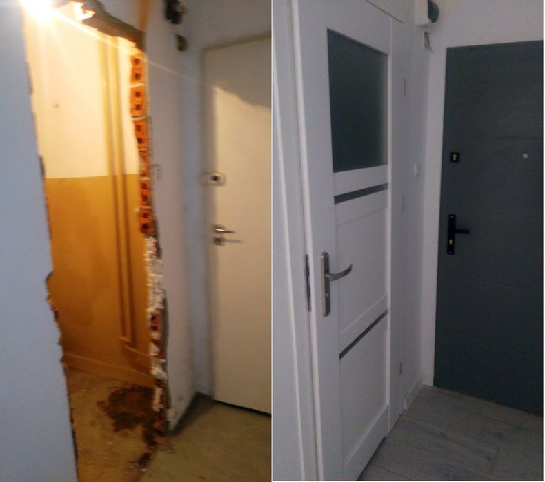 Usługi remontowe, wykończenia wnętrz, gładzie, płytki, karton gips