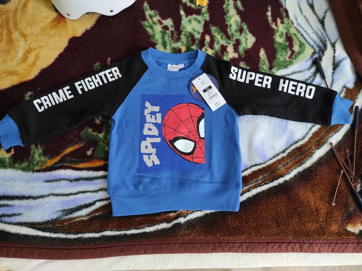 Bluza dresowa chłopięca  spider Man 98