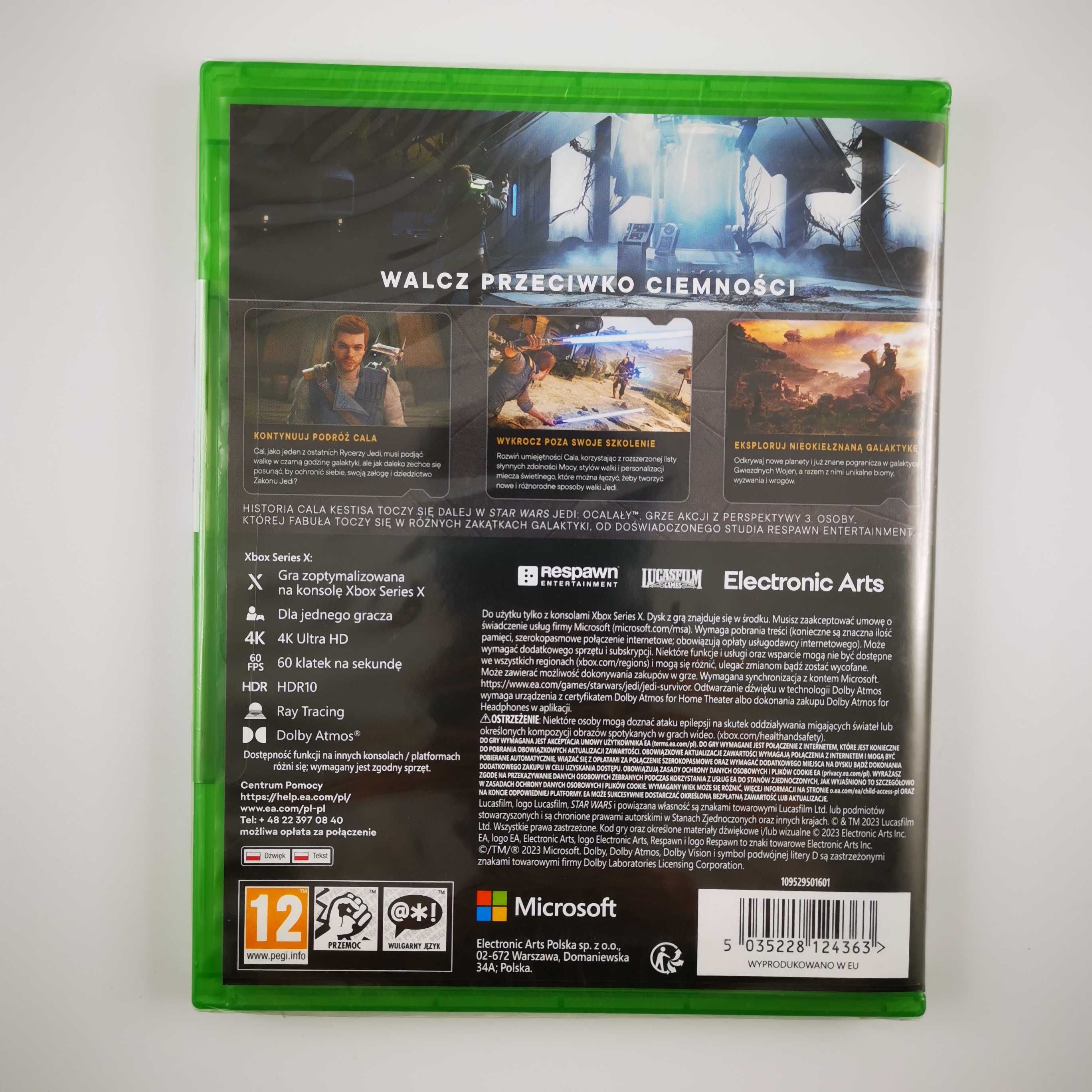 Star Wars Jedi Ocalały Xbox Series X PL Nowa