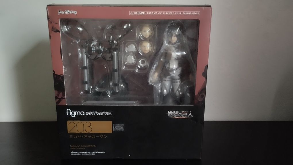 Figura Figma ORIGINAL Mikasa Ackerman Attack on Titan