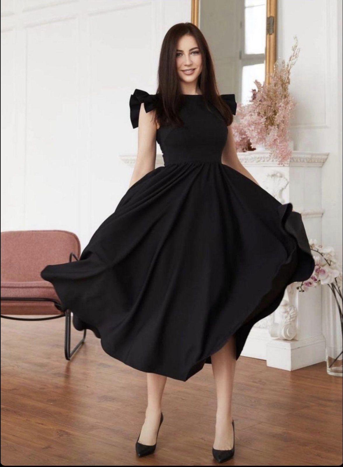 Платье чёрное новое