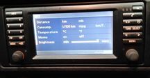 radio nawigacja wyświetlacz NAVI BMW E39