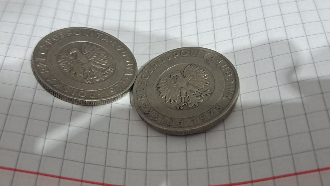 20 złoty z 1973 roku 2 sztuki