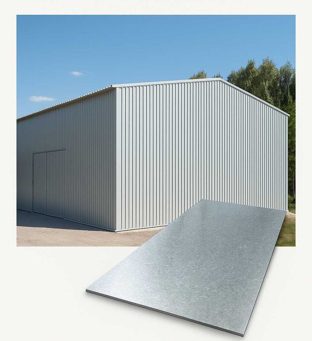 BLACHA ALUOCYNK 0,4mm trapezowa arkusze blachy T7 T18 tanio szybko