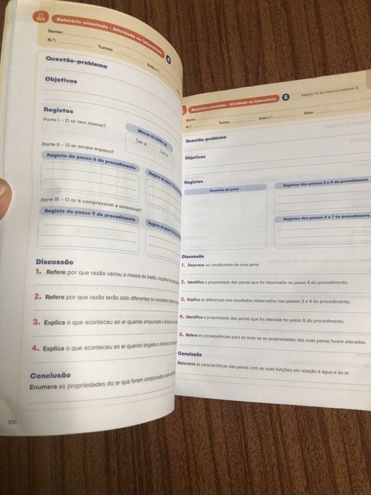 Caderno atividades/ livro fichas ciencias 5 ano