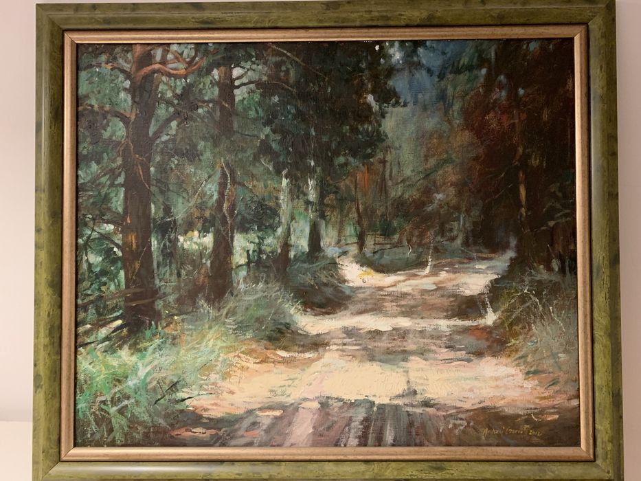 Obraz Andzej Czarnota PODLASIE olej na płótnie 80x65cm
