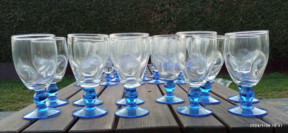 12 Taças gelado em vidro