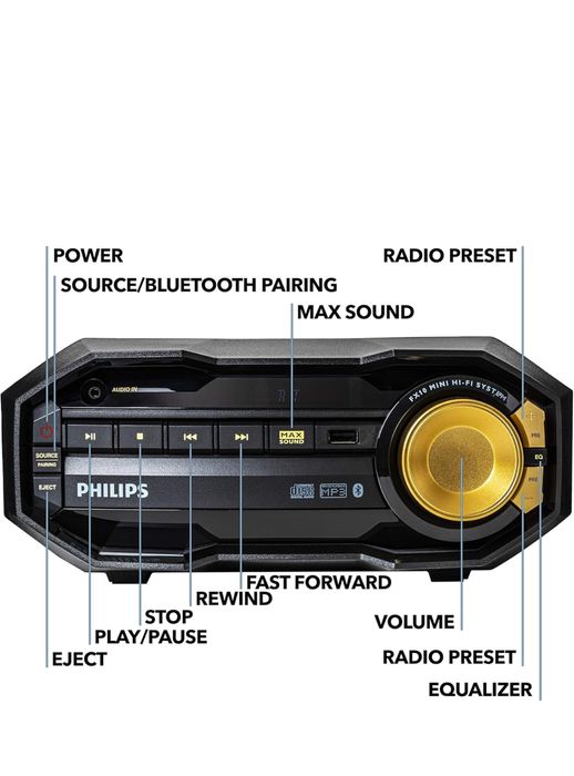 Philips FX10 Bluetooth/CD/MP3/USB