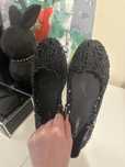 Czarne buty w stylu melissa