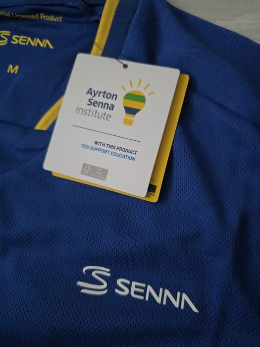 koszulka Ayrton Senna 12, official, Formula 1, F1, M