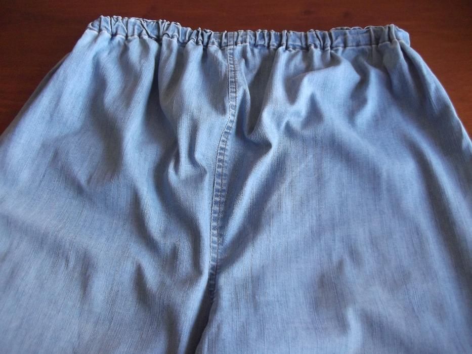 Spodnie rybaczki ciążowe jeans roz. M/L CIĄŻA