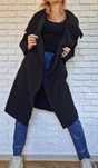 Jennifer Tyler Płaszcz Oversize Filcowy płaszczyk trench S M