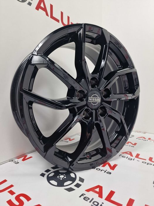 NOWE alufelgi NISSAN 17" 5x114,3 Juke Primera Qashqai - Czarny