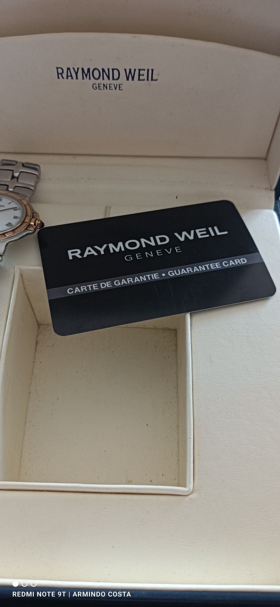 Relógio Raymond Weil Parsifal ouro e aço
