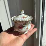 Cukiernica Chodzież Iwona złota Róża porcelana PRL