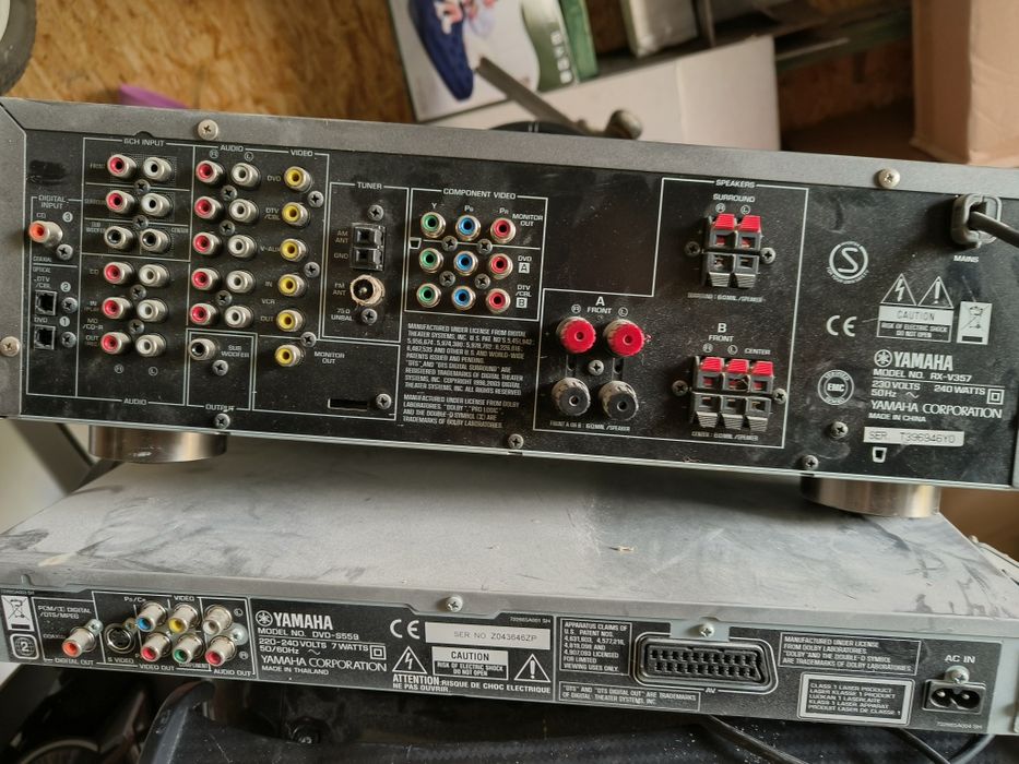 yamaha rx-v357 amplituner plus dvd
