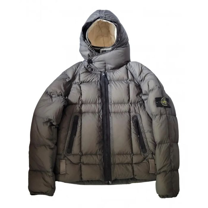 STONE ISLAND AW06 Vintage Opaque Nylon Golden Tela Down Goose Jacket