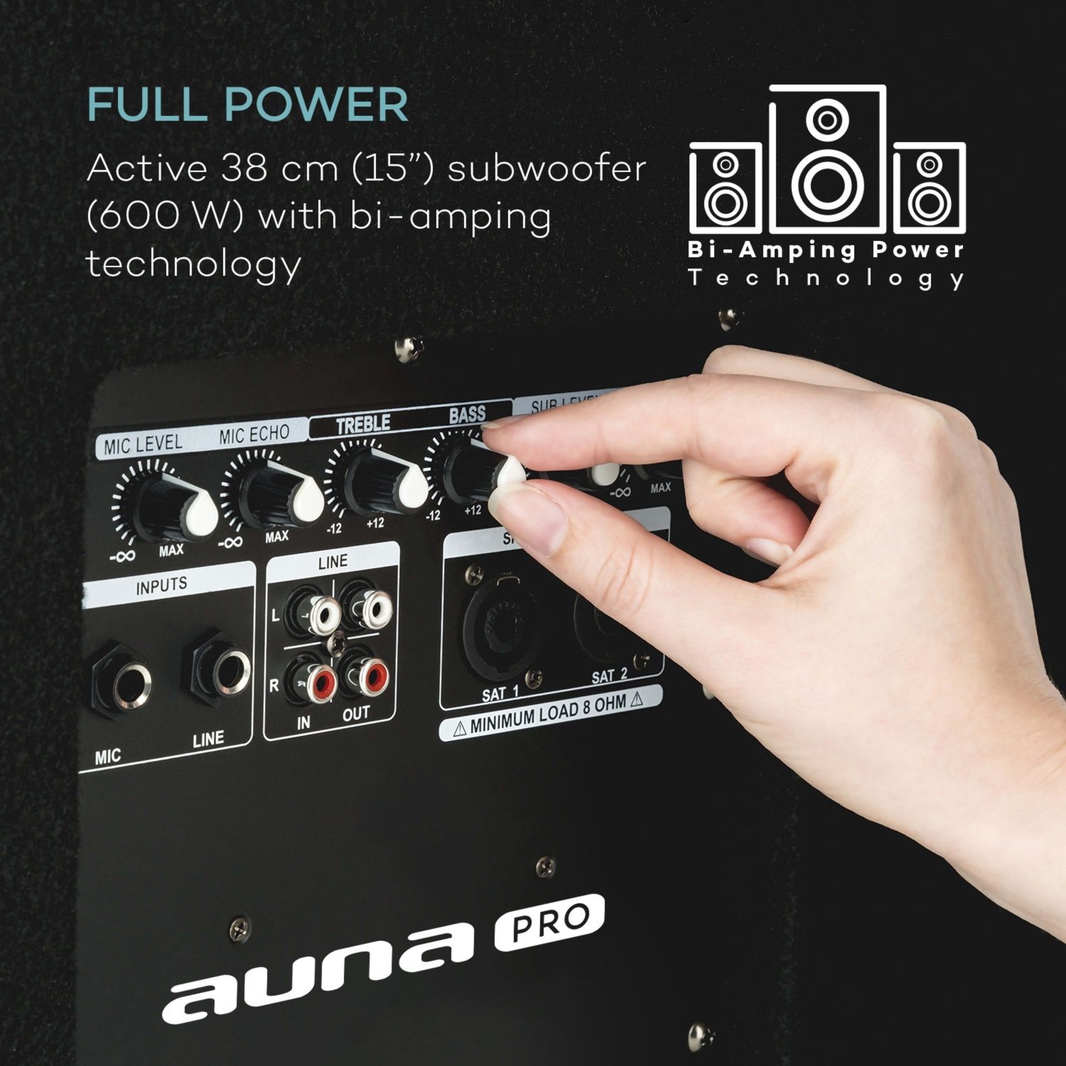 AUNA - Cube 1512 Set PA 2.1 Ativo