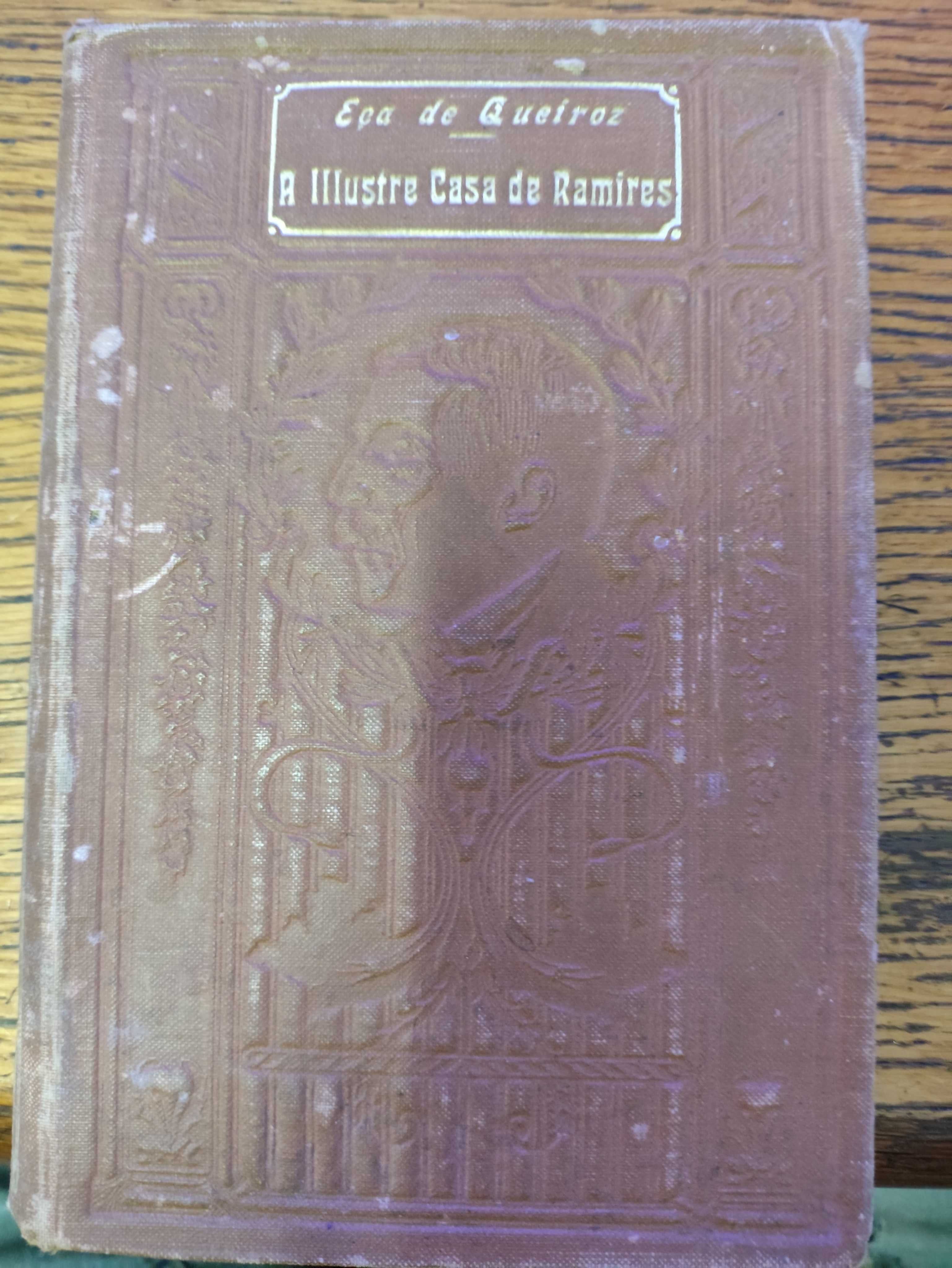 Livro antigo A Ilustre Casa de Ramires de Eça de Queiroz 4ªediçao 1917