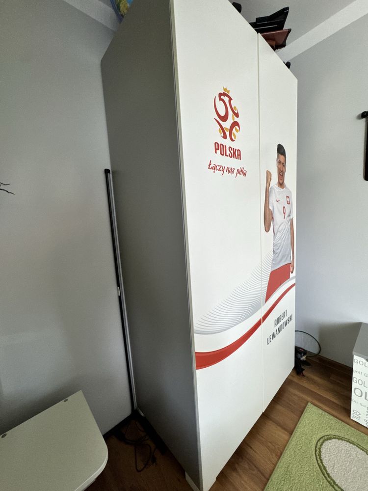 Meble chłopięce MEBLIK, łóżko; motyw piłkarski Lewandowski