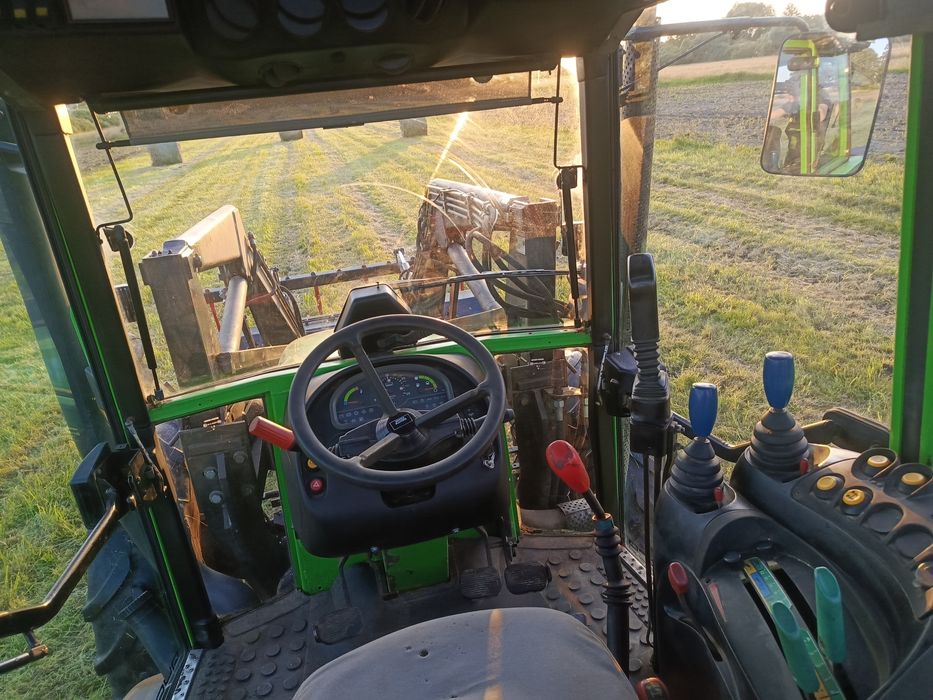 Deutz fahr Agroplus 95 z ładowaczem  zamiana biegi pełzające