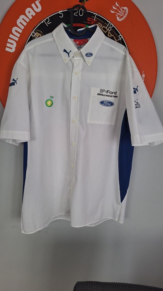 koszula motosport Ford Puma oversize streetwear BP World Rally Team