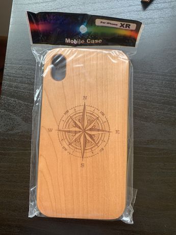Promoçao capa em madeira para iPhone XR (lacrada/selada)