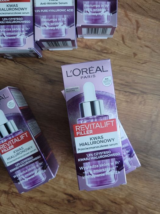 L'Oréal Paris Revitalift Filler kwas hialuronowy serum przeciwzmarszko