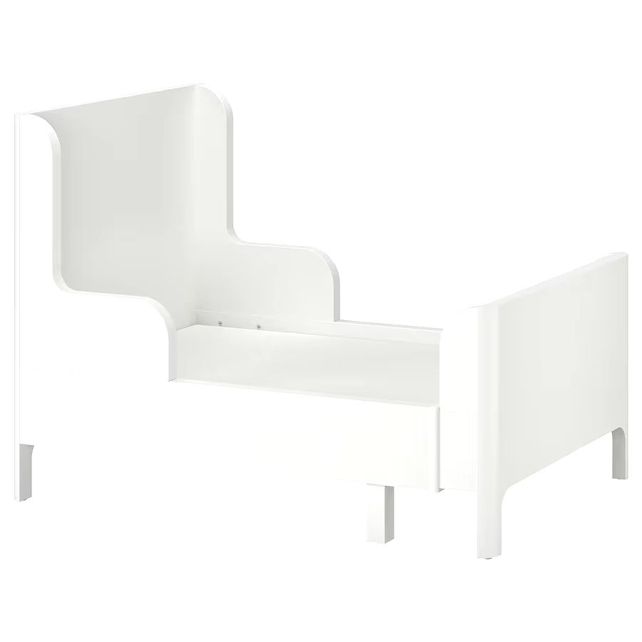 Łóżko rozsuwane Busunge Ikea białe + materac