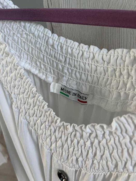 Biała bluzka hiszpanka UNI