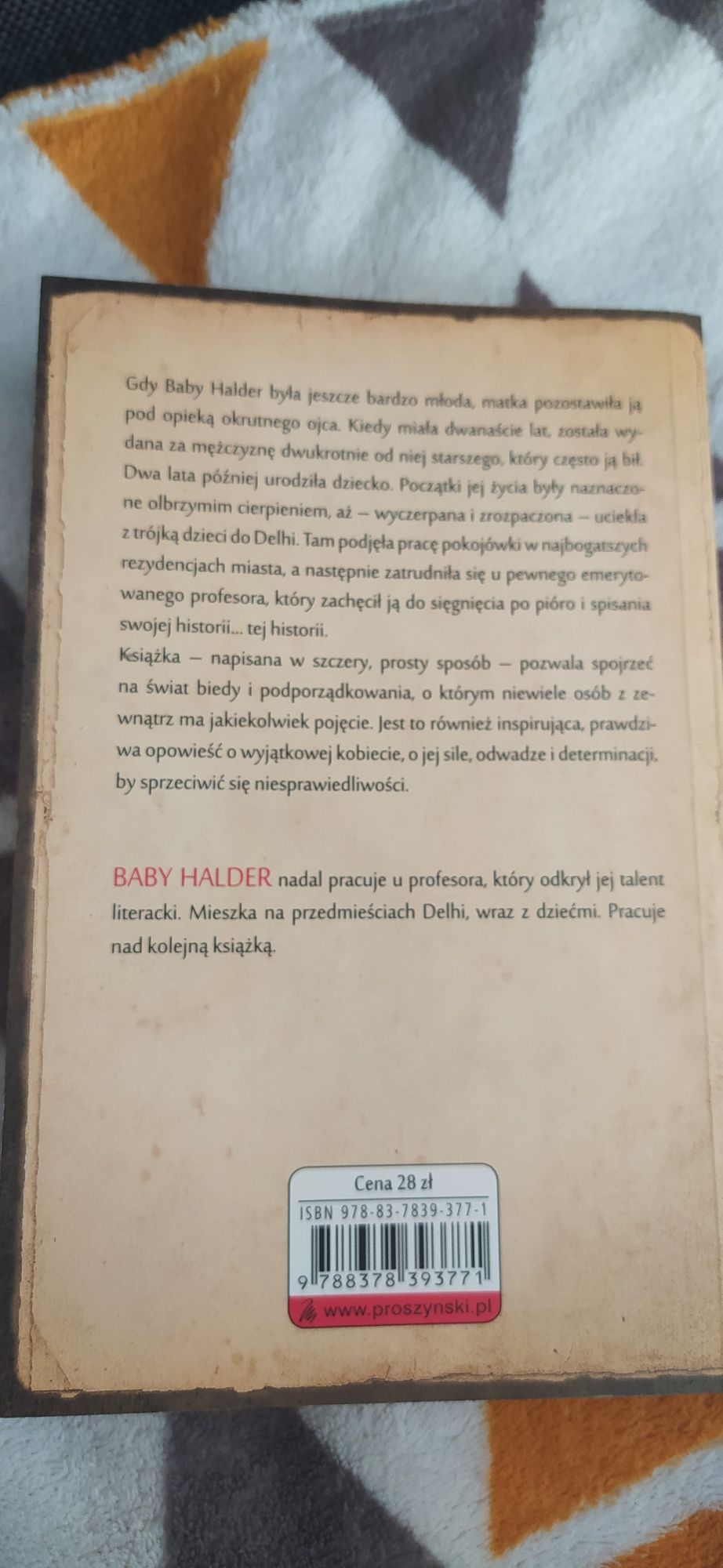 Baby Halder Zapiski hinduskiej służącej