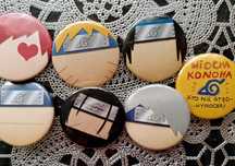 Badge przypinki Naruto manga anime
