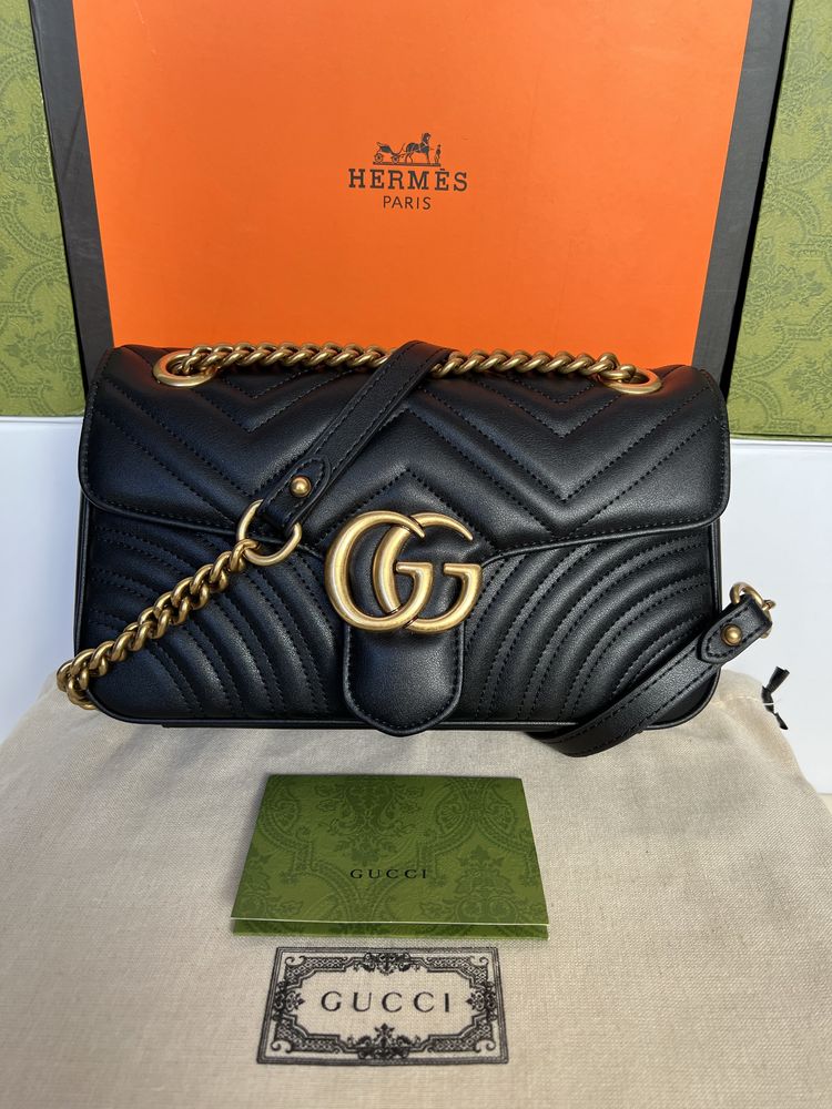 Torebka Gucci Marmont Black Leather